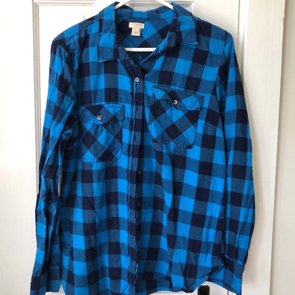 JCrew flannel button down